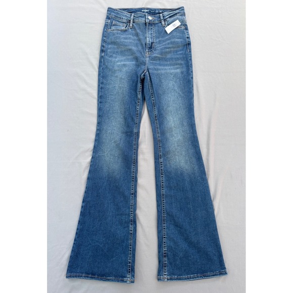 Old Navy Denim - Old Navy Extra High Rise Flare Jeans Medium Wash Denim Womens Size 2 - 6 NWT